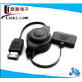 Micro SATA 16Pin TO Power Esata/USB Retractable Cable